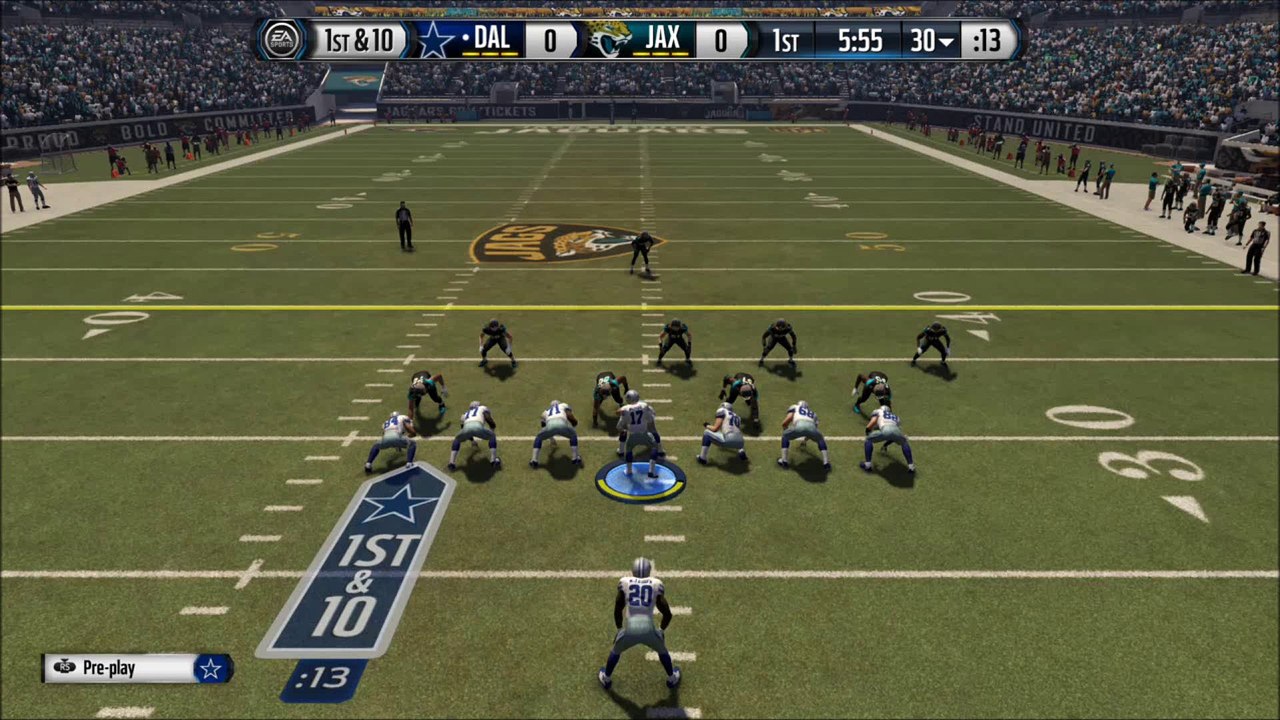 TD McFadden vs Jacksonville Madden NFL 16