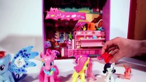 My Little Pony cartoon for kids & pink princess house | toys my little pony unboxing