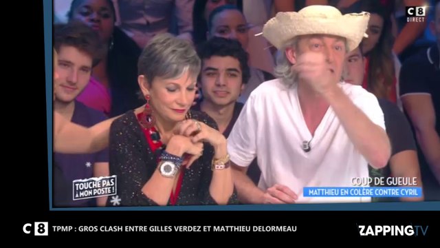 TPMP : Gilles Verdez tacle Matthieu Delormeau, Cyril Hanouna le recadre (Vidéo)