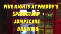 Five Nights at Freddys 3 SpringTrap Jumpscare   FNAF3 Speed Drawing