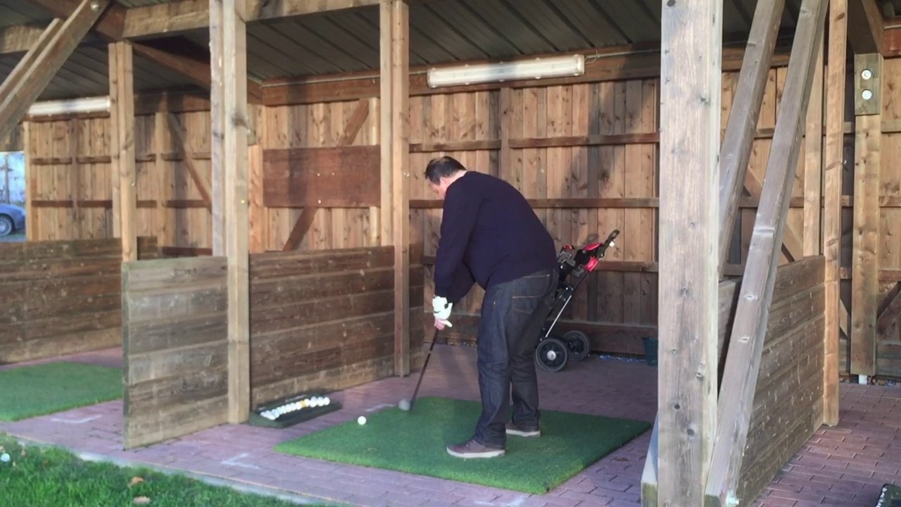 Stéphane Huet (coach de Dison) passionné de golf
