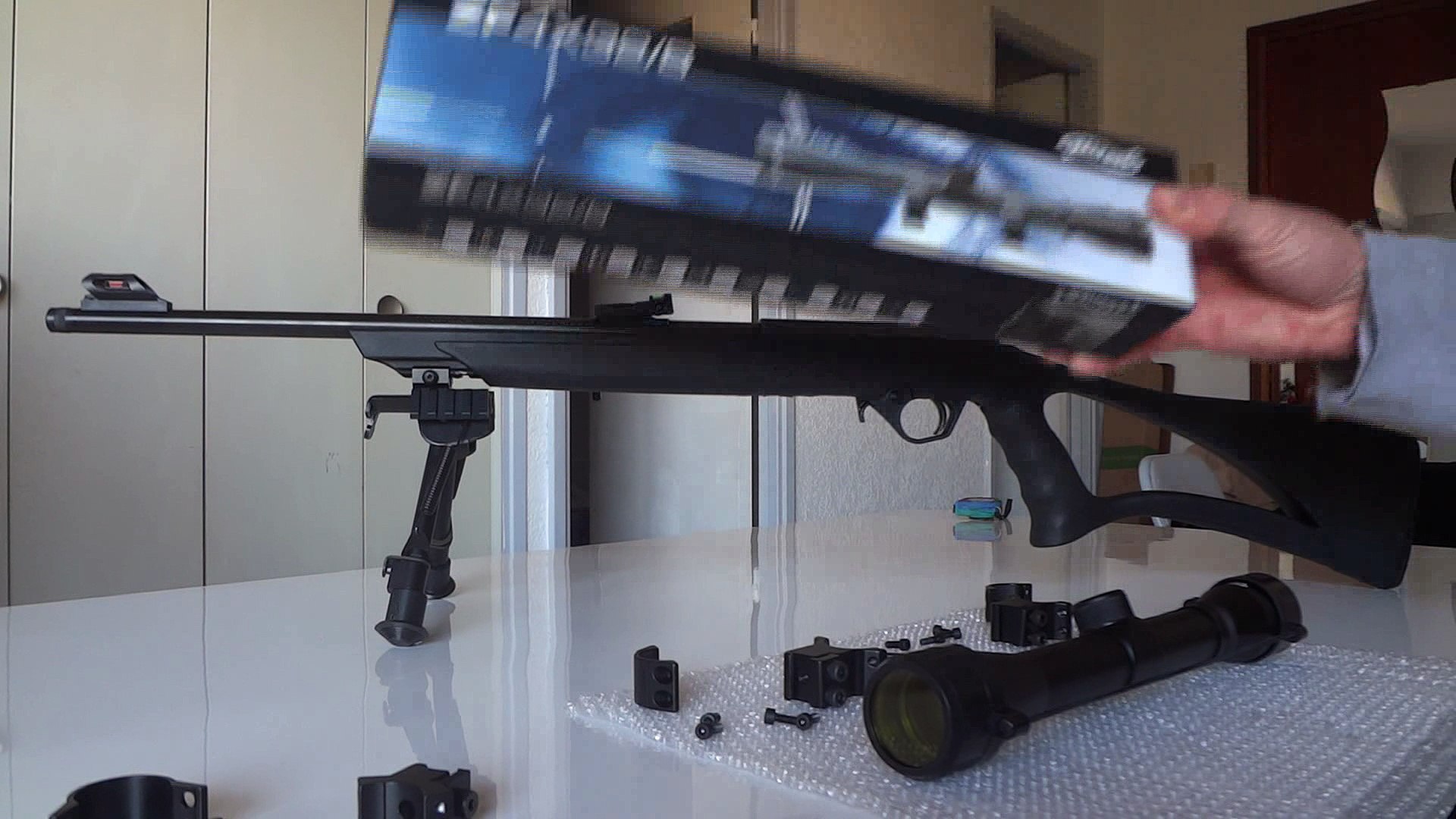 Montage lunette de tir sur carabine à plomb - Armurerie Loisir