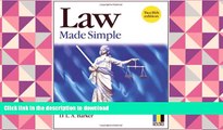 Hardcover Law Made Simple (Made Simple Series)