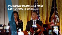 Obamas celebrate last Hannukah at White House