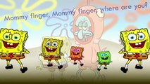 Sponge Bob Cartoon Finger Family Song Daddy Finger Nursery Rhymes Squidward