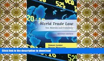 Hardcover World Trade Law: Text, Materials and Commentary (Second Edition) Full Book