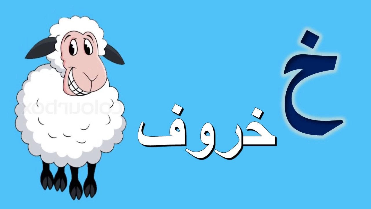 Learn the Arabic alphabet to children
