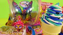 Play Doh Ice Cream Surprise Toys Kinder Eggs Donutella Live Pets Butterfly Playdough Creations