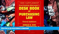 Read Book Purchasing Manager s Desk Book of Purchasing Law Full Book