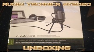 Audio Technica AT 2020 Unboxing, Set-Up and Test