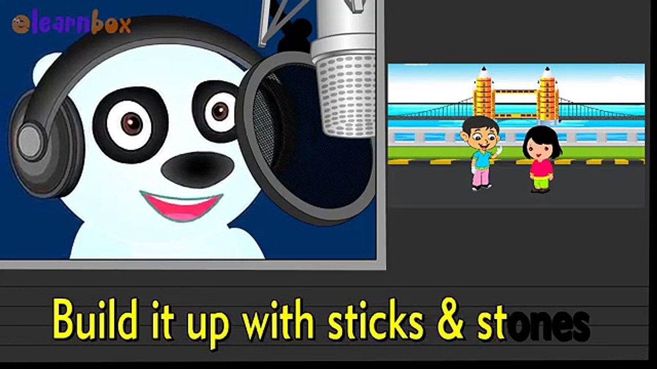 London Bridge Is Falling Down | Nursery Rhymes with Full Lyrics for Children