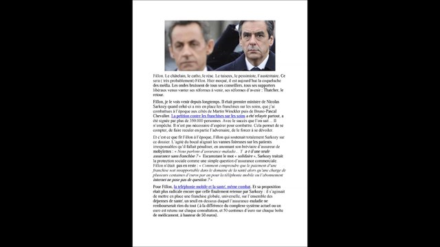 François Fillon Avis de tempête sur la Sécurité Sociale