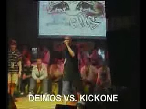 Deimos VS Kickone - Final Nacional Red Bull Batalla de Gallos 2005 16 avos