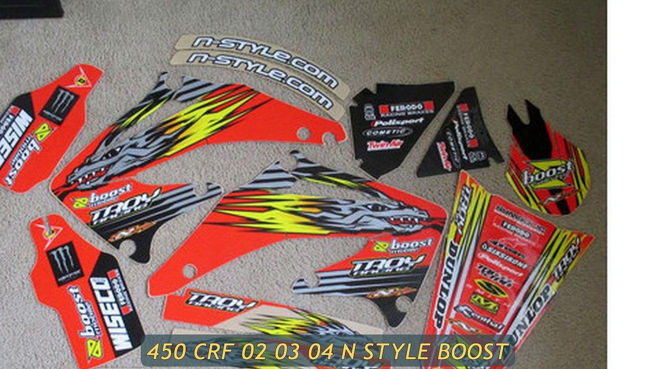 Des autocollants moto cross 450 CRF de haute qualité