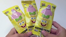 SpongeBob Surprise Marshmallow Pop - SpongeBob Candy and Toys Surprise Eggs