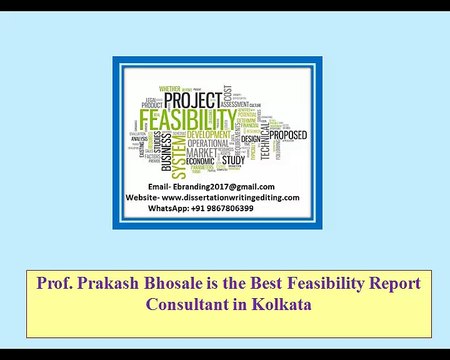 Prof. Prakash Bhosale is the Best Feasibility Report Consultant in Kolkata