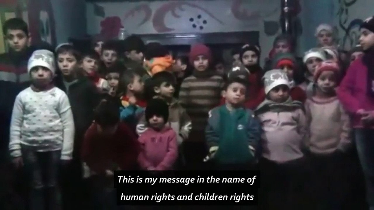 crianças aleppo