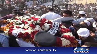 Thousands attend Junaid Jamshed’s funeral prayers - SAMAA TV