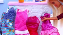 Barbie & Spiderman Trapped in Snow Cabin Dollhouse with Merida During Barbie Makeover DisneyCarToys