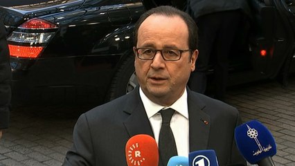 Arrivée au conseil européen