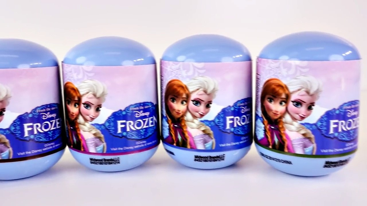 6 Brand New 2015 Frozen Surprise Eggs Disney Princess Anna Elsa Huevos Juguete Sorpresa