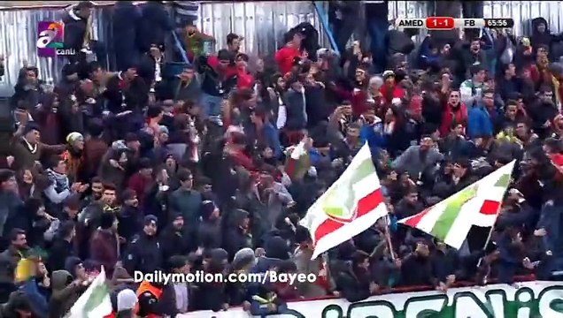 Sehmus Ozer Goal - Amedspor 1-1 Fenerbahce - 15.12.2016 Turkish Cup - Second stage [HQ ]