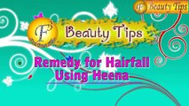 HAIR FALL REMEDY WITH HEENA II मेहँदी से रोके बालो का झड़ना II BY RASHMI GUPTA II