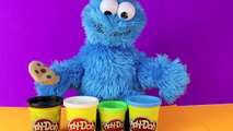 Cookie Monster in Twelve Play Doh Cookies for Christmas with New Play-Doh Treats for Day 5