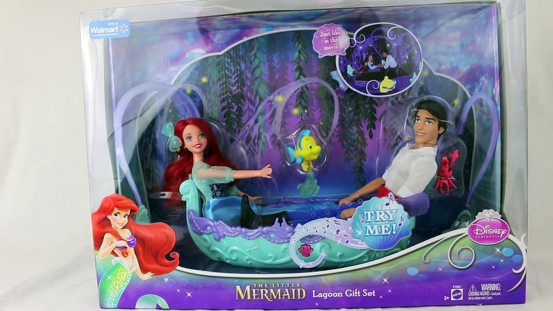 ariel and eric kiss the girl playset