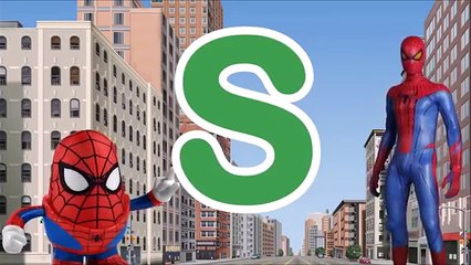 ABC Song Spiderman - Alphabet Song Spiderman - Family Song Spiderman Learning ABC