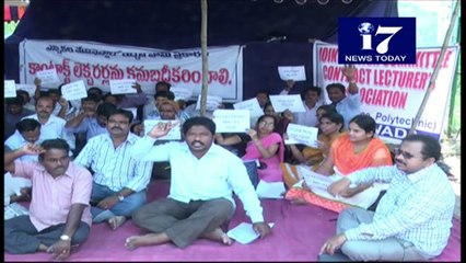 Vijayawada  Contract Lectures Stike