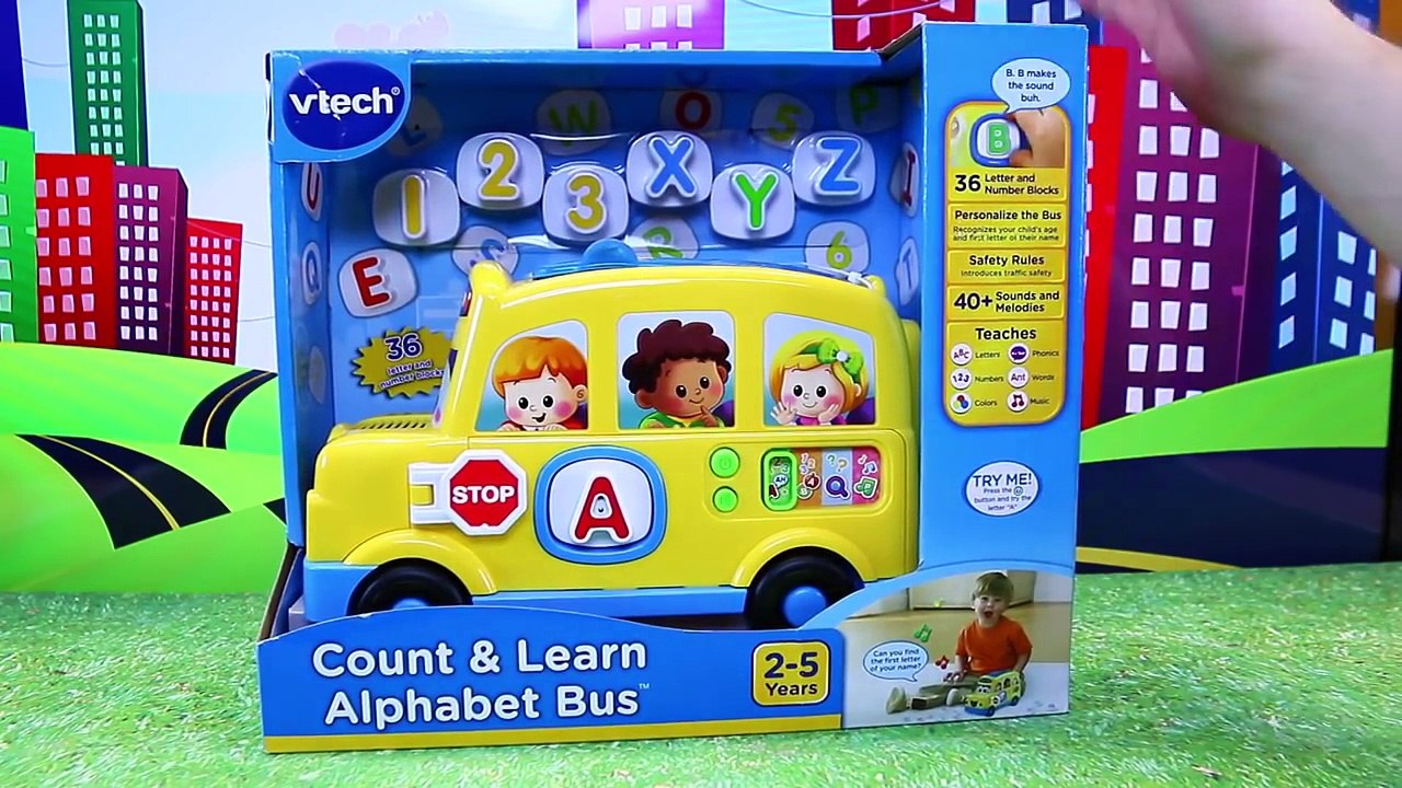 vtech count & learn alphabet bus