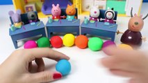 Peppa Pig Classroom Playset Bandai Juguetes de Peppa Pig School Learn Numbers 1 to 10 Playdough