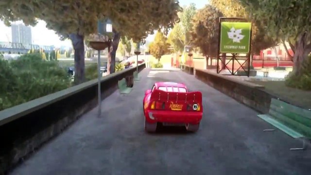 Teenage Mutant Ninja Turtles driving Ramone Guido Dinoco Cars & Lightning McQueen Cars Race!