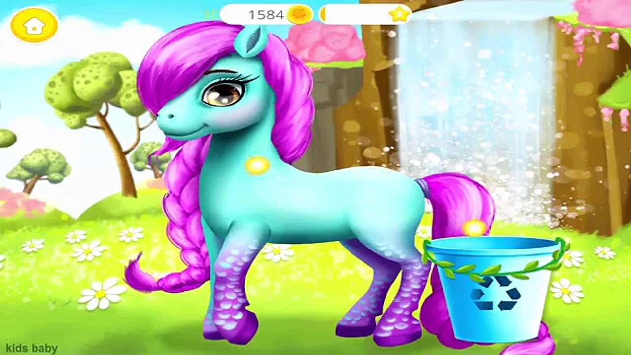 Pony Girls Horse Care Resort | Bath Spa, Dress Up & Hair Salon | Game Play By Tuto TOONS