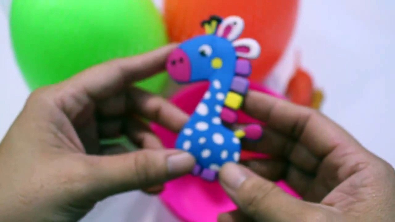 bóc trứng trò chơi trẻ em -với những con vật ngộ nghĩnh trong 3 quả trứng khổng lồ