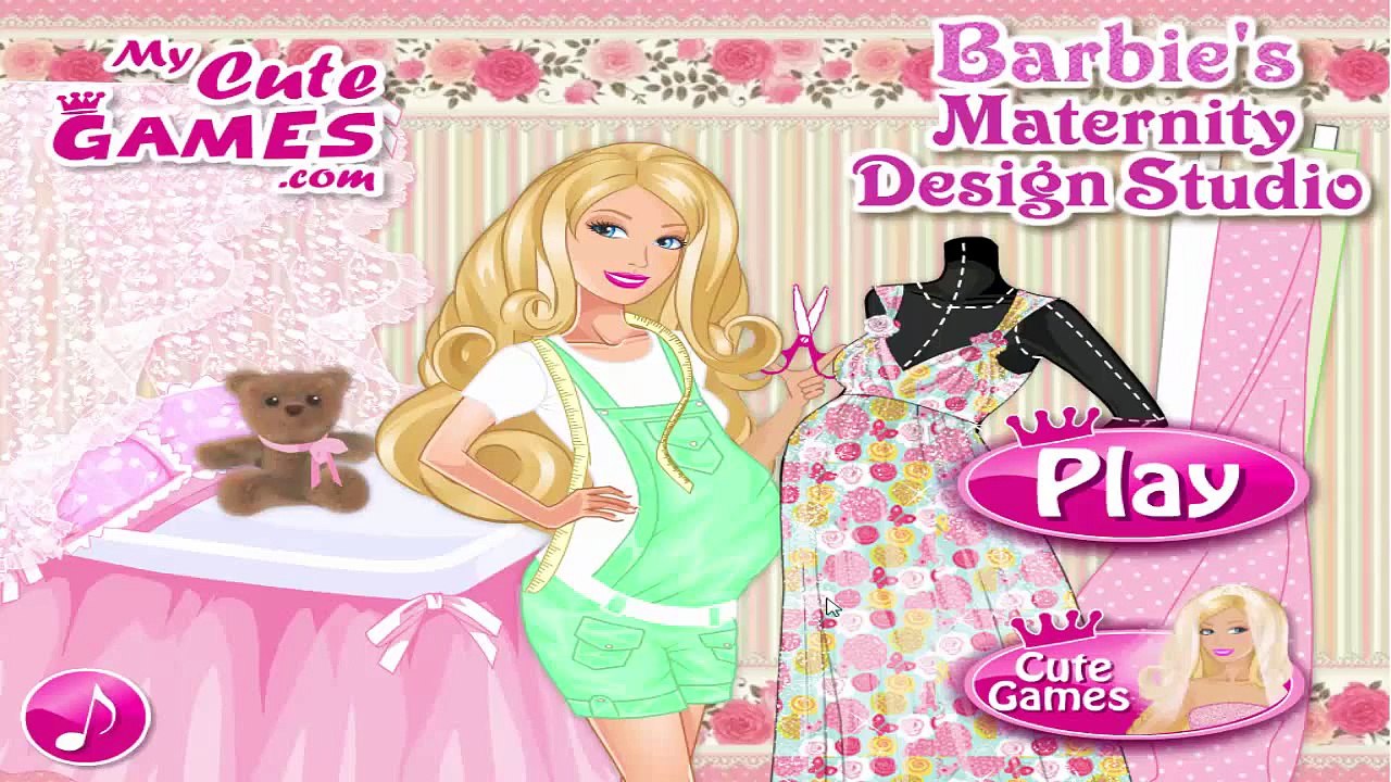 Barbie Maternity Design Studio - Barbie Dress Design - Barbie is Pregnant Games