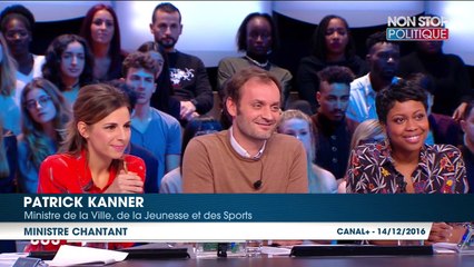 Patrick Kanner pousse la chansonnette dans Le Grand Journal