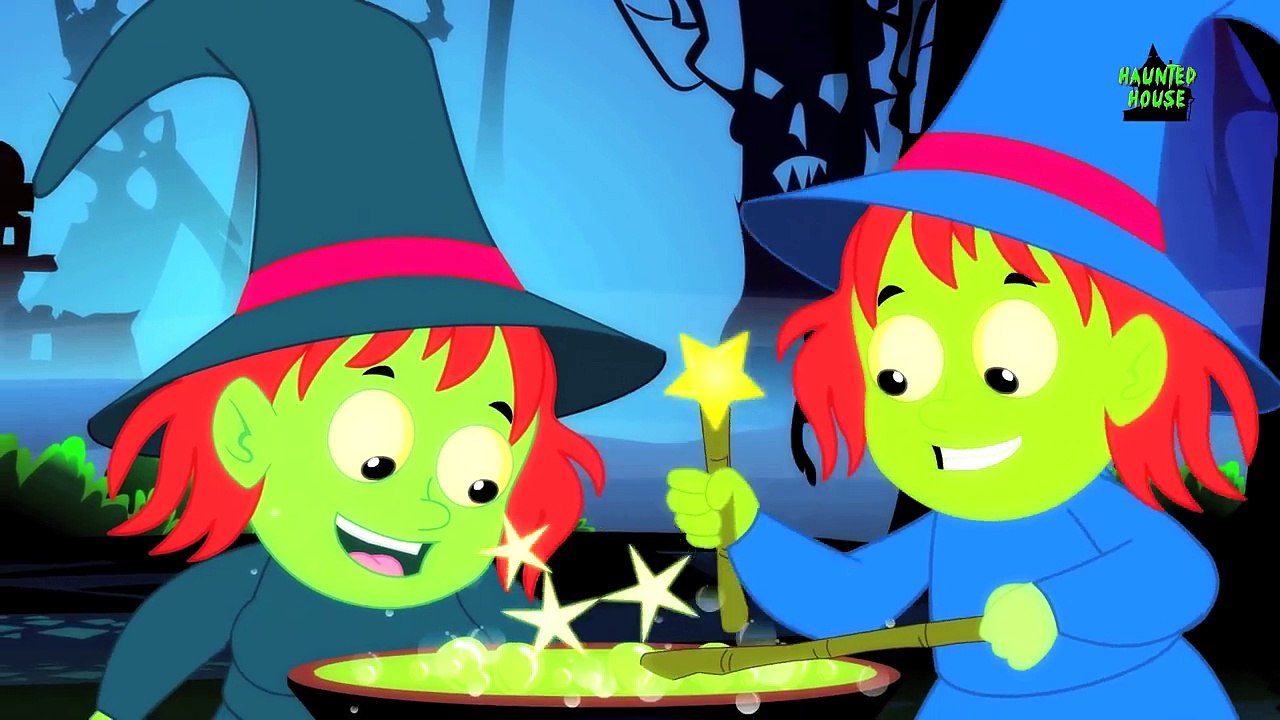 Five Wicked Witches | Scary Rhymes For Children | five little | witches