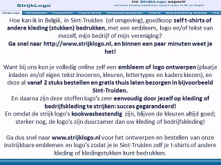 Zelf kleding bedrukken Sint-Truiden