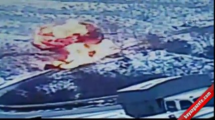 Tanker ile TIR çarpıştı...Feci kaza kamerada