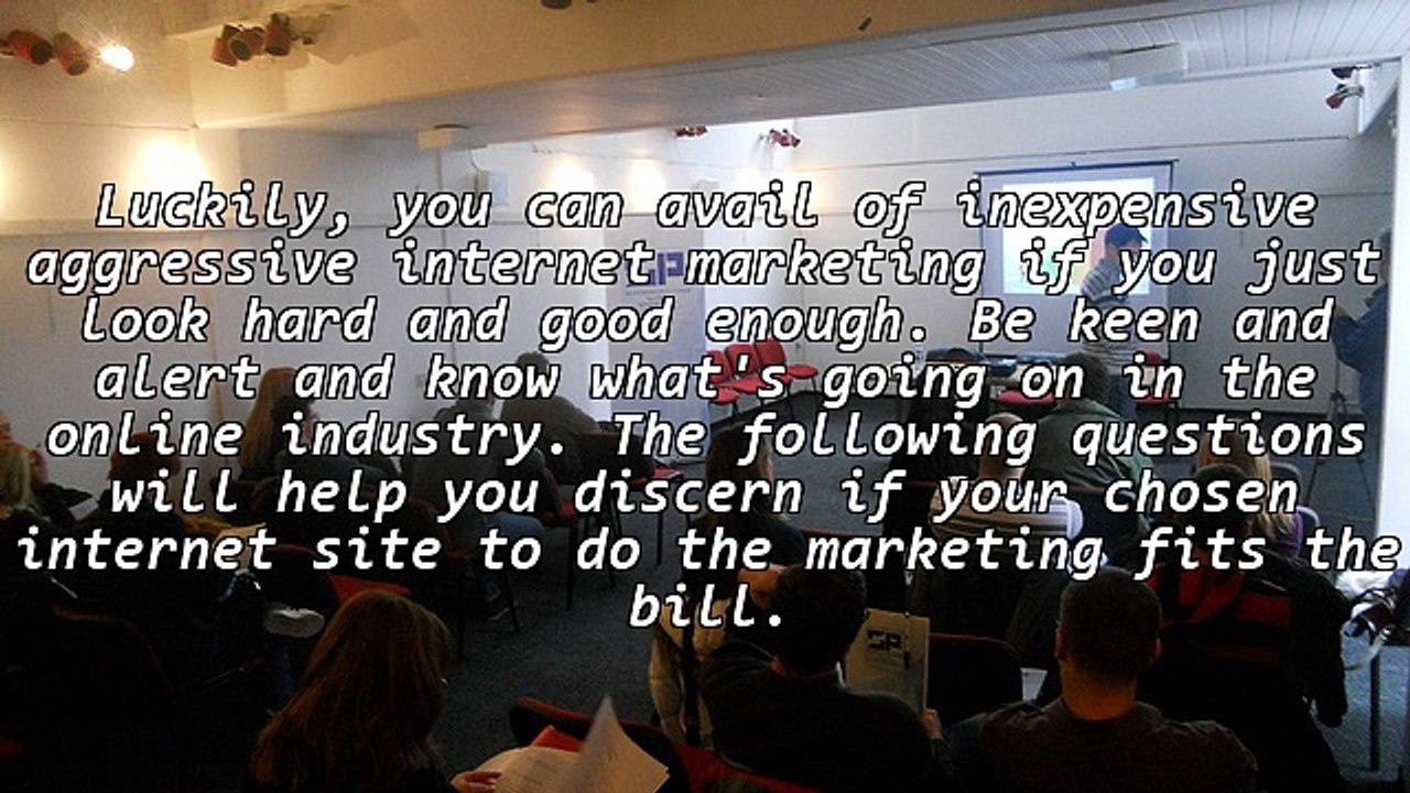 Aggressive Internet Marketing Made Possible
