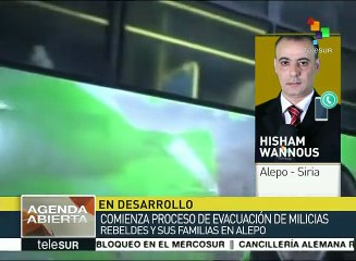 Siria: grupos armados serán evacuados de Alepo
