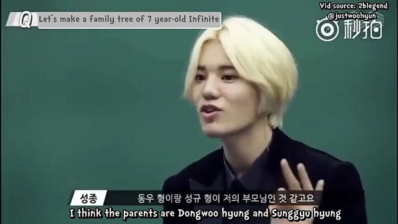 [ENG-SUB] 2017 Season Greeting Making - Infinite Family Tree