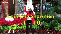 Counting SNOWMEN 1-10 for babies, toddlers, preschoolers, kindergarten