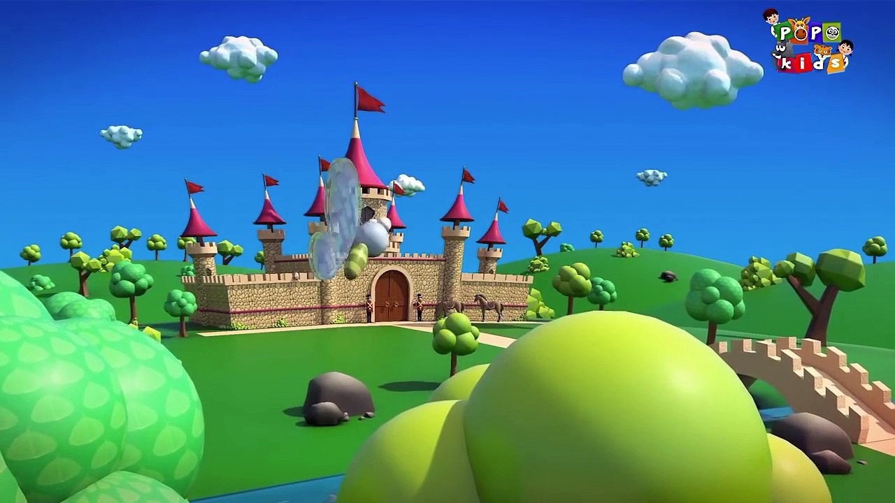 Humpty Dumpty Sat On A Wall Nursery Rhyme | 3D Animation English Rhymes for Children | Po Po Kids