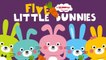 Five Little Bunnies | Easter Bunny Song for Children | Hippity Hop Song for Kids