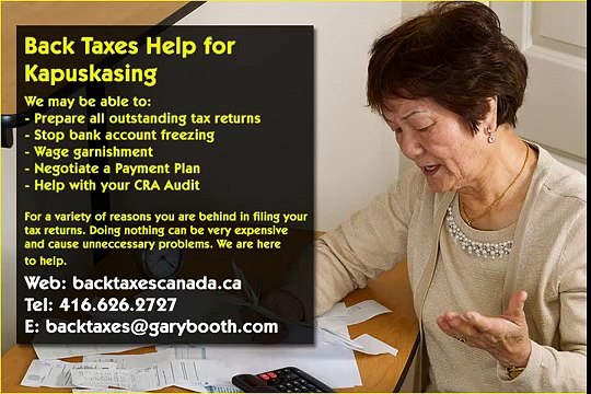 Kapuskasing ,Back Taxes Canada.ca , 416-626-2727 , taxes@garybooth.com _ CRA Audit, Tax Returns