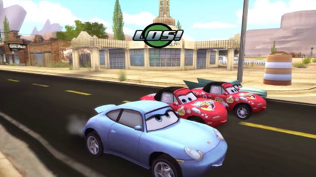 CARS DEUTSCH GANZE FOLGE GAME Lightning Mcqueen Sallys Sonnenschein Strecke Disney German TV Spiel