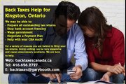 Kingston , Back Taxes Canada.ca , 416-626-2727 , taxes@garybooth.com _ CRA Audit, Tax Returns